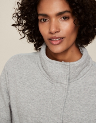 Quilted OrganicCottonJersey Jacket Clothing Sale The White Company UK