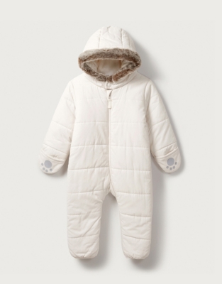 little white company snowsuit