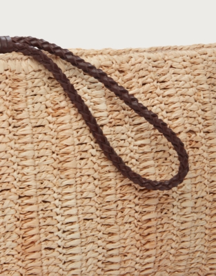 Raffia Clutch Bag
