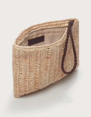 Raffia Clutch Bag