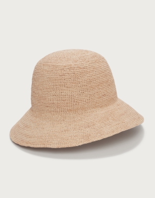 Raffia Short Brim Hat