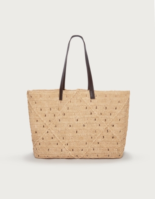 Raffia Tote Bag