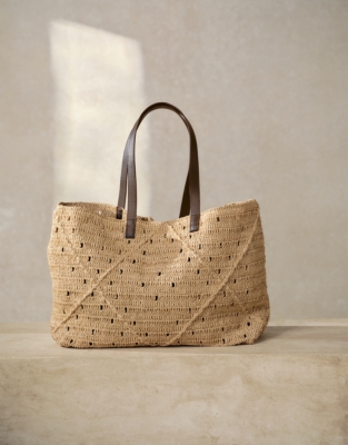 Raffia Tote Bag