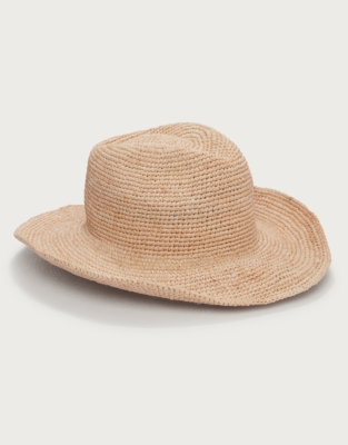 Raffia Western Hat