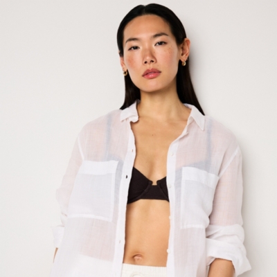 Ramie Boyfriend Shirt
