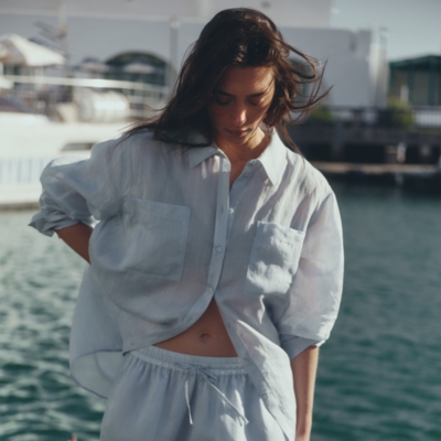 Ramie Boyfriend Shirt