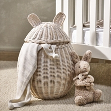 Rattan Bunny Storage