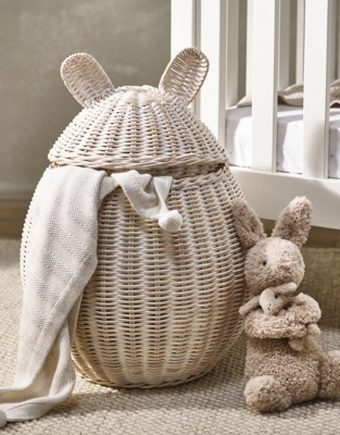 Rattan Bunny Storage