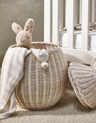 Rattan Bunny Storage