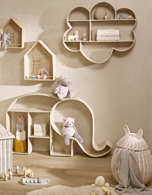 Rattan Bunny Storage