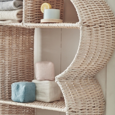 Rattan Cloud Bookshelf