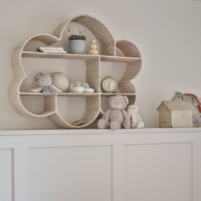 Rattan Cloud Bookshelf