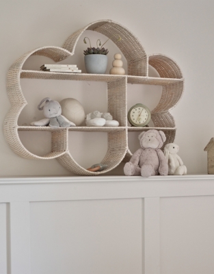 Rattan Cloud Bookshelf