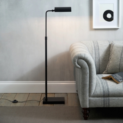 white company floor lamp