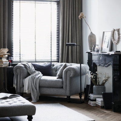 white company floor lamp