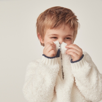 Recycled Borg Collared Sweater (18mths–6yrs)