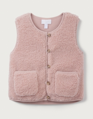 Recycled Borg Gilet (0–18mths)