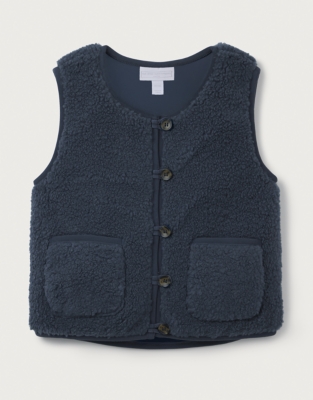 Recycled Borg Gilet (0–4yrs)