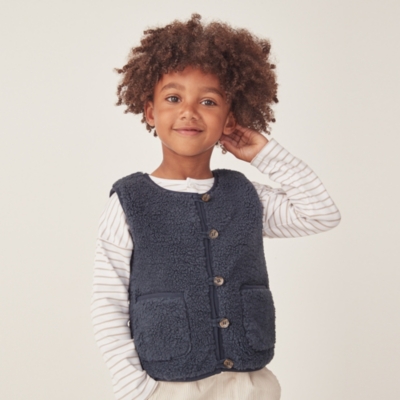 Recycled Borg Gilet (18mths–6yrs)