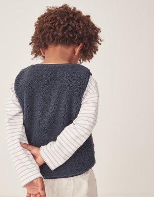 Recycled Borg Gilet (18mths–6yrs)