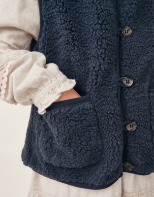 Recycled Borg Gilet (18mths–6yrs)