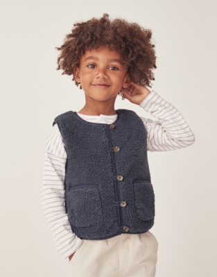 Recycled Borg Gilet (18mths–6yrs)