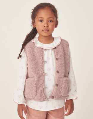 Recycled Borg Gilet (18mths–6yrs)