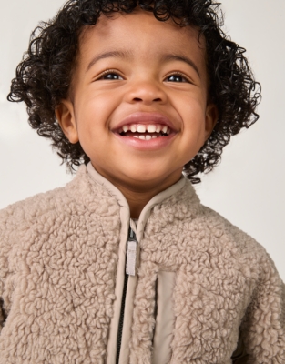 Recycled Borg Jacket (0–4yrs)