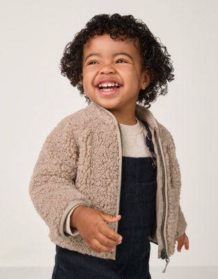 Recycled Borg Jacket (0–4yrs)