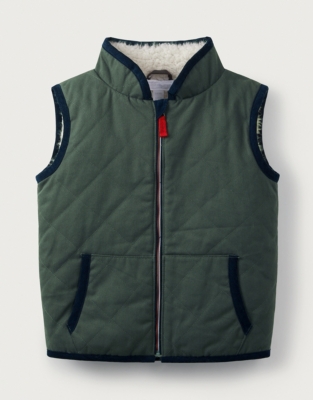 Recycled-Borg-Lined Gilet | View All Baby | The White Company US