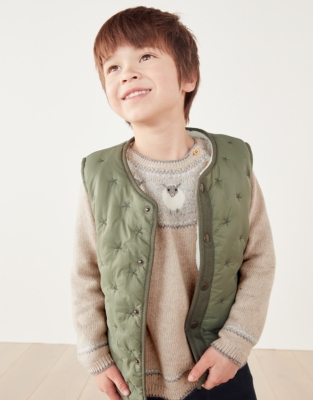 Childrens hot sale quilted gilet