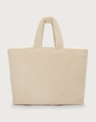 White company shopper discount bag