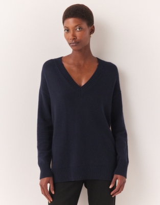 Recycled Cotton Rich Colourblock Side Zip Jumper | Jumpers & Cardigans ...