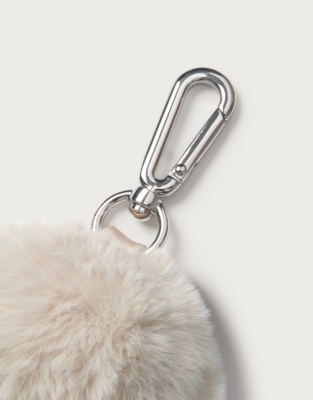 Recycled Faux Fur Keyring - Hazelwood