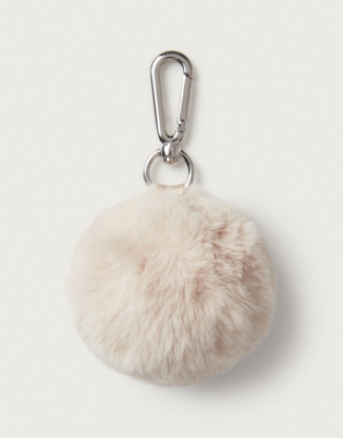 Recycled Faux Fur Keyring