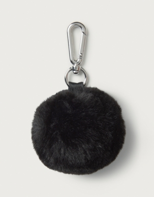 Recycled Faux Fur Keyring