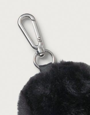 Recycled Faux Fur Keyring