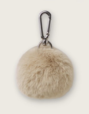 Recycled Faux-Fur Keyring