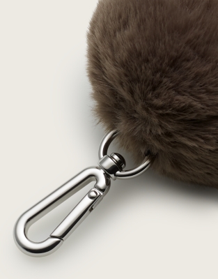 Recycled Faux-Fur Keyring