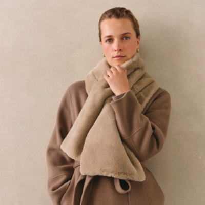 Recycled Faux Fur Scarf