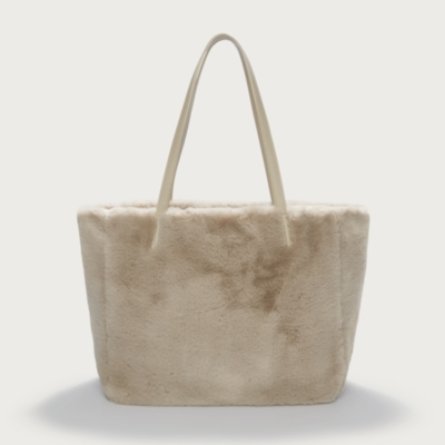 Recycled Faux Fur Shopper Bag