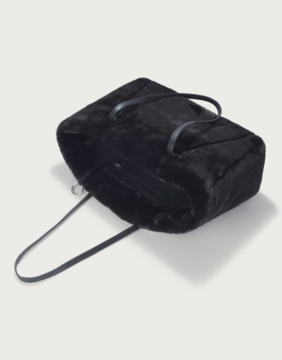 Recycled Faux Fur Shopper Bag