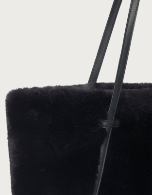 Recycled Faux Fur Shopper Bag