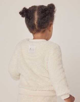 Recycled Fibers Fluffy Sweatshirt & Joggers Set (0–24mths)