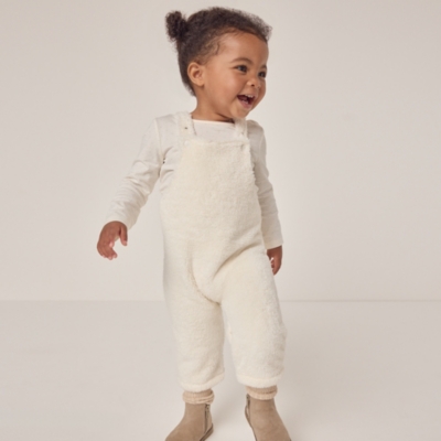 Recycled Fibres Fluffy Dungarees & Star Top Set (0–24mths)