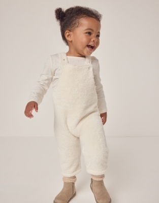 Recycled Fibres Fluffy Dungarees & Star Top Set (0–24mths)