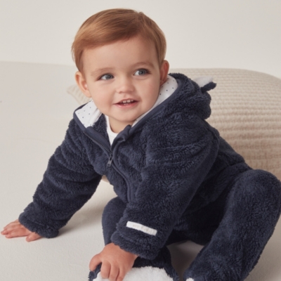 Recycled Fleece Romper (0–24mths)