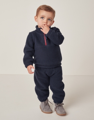 Recycled Fleece Sweatshirt & Joggers Set (0–18mths)