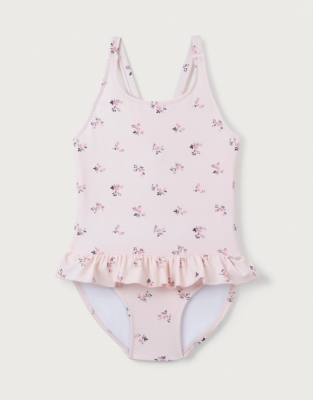 Recycled Floral Bow Back Swimsuit (0–18mths)