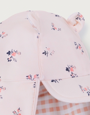 Recycled Floral Reversible Swim Hat (0–24mths)